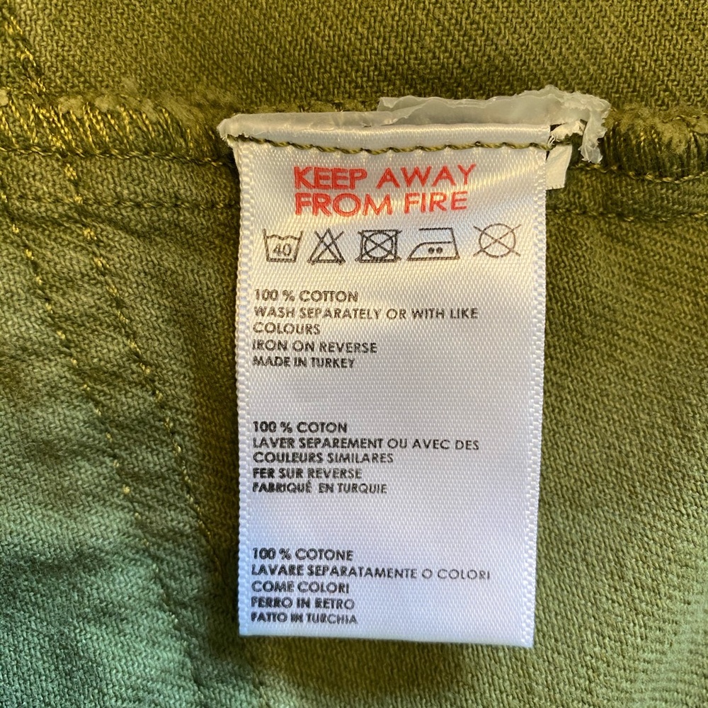 Urban Outfitters BDG Green Button Front Mini Skirt - Picture 9 of 9